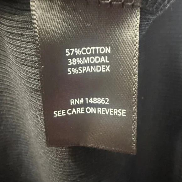 Torrid Ribbed Henley Long Sleeve Top Womens Size 0 Large Black Stretch NWT - Picture 7 of 7